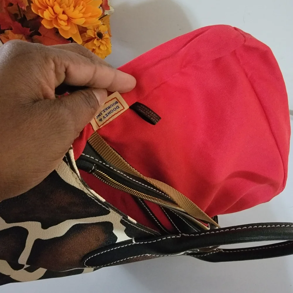 Dooney & Bourke Giraffe Print Satchel - Picture 12 of 12